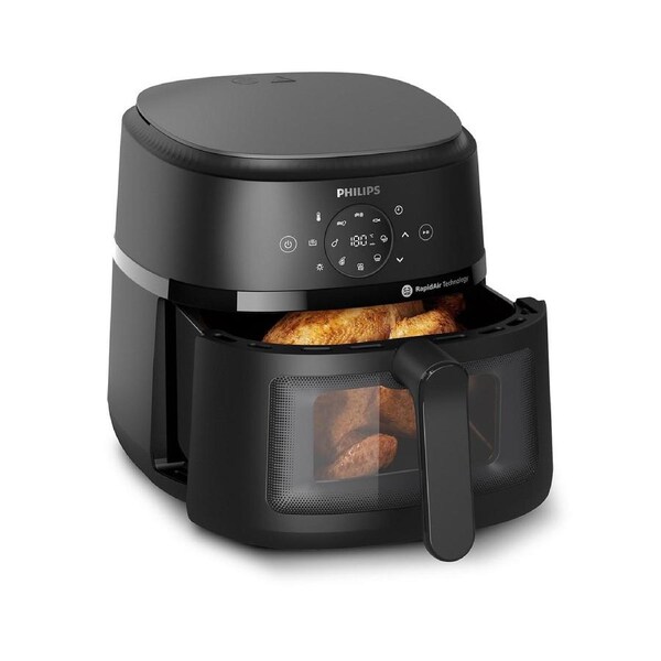 Philips Large 6.2L Air Fryer - Healthy Bake Roast Grill Airfryer - Kitchen Appliance Frying 13 Presets