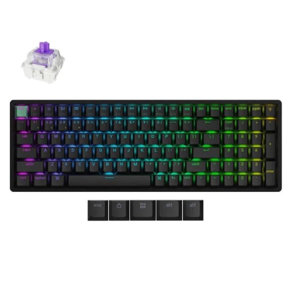 Keychron K4 HE Magnetic Custom Keyboard (Black) (Gateron Nebula Switch)