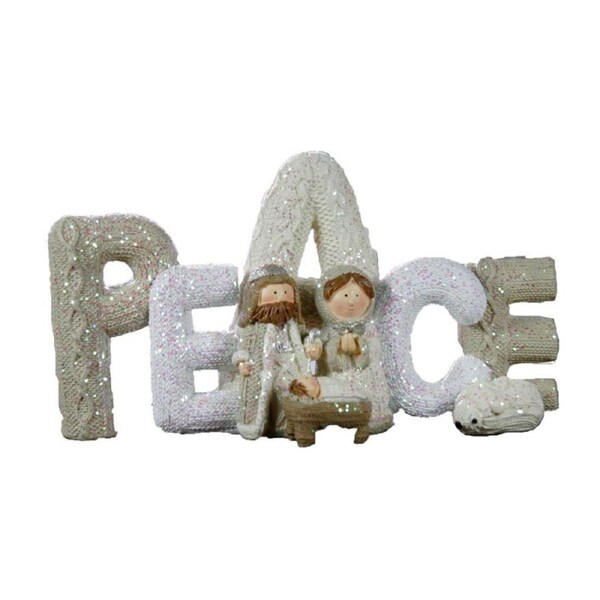 Catzon Alphabet Figurine Ornaments for Home and Event Displays-Peace