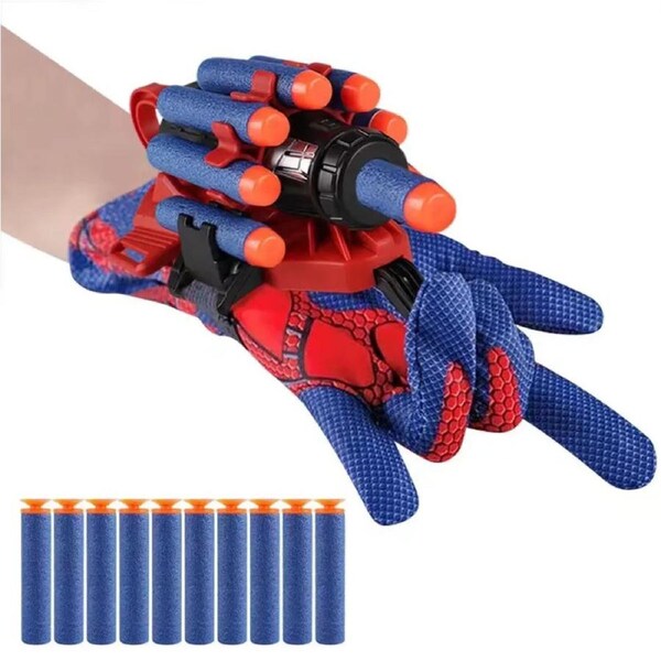 Spiderman Spider Silk Launcher Shooting Gun Boy Girl Toy