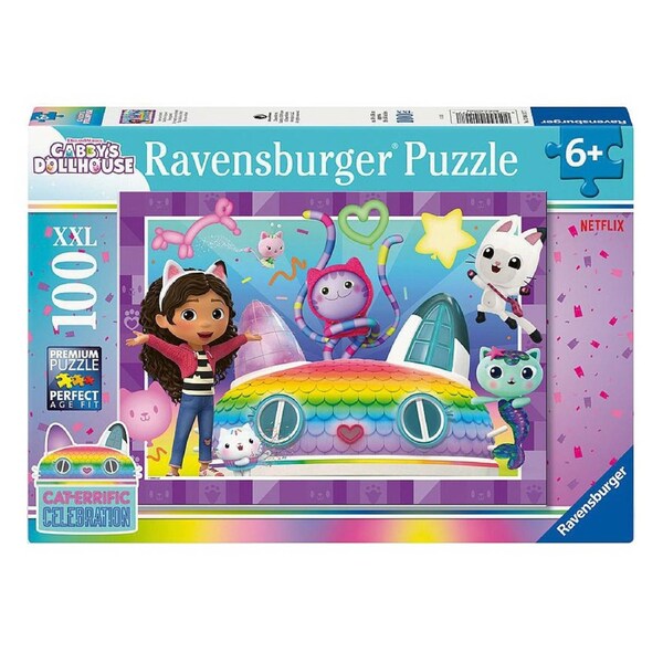 Ravensburger Gabby's Dollhouse Cat-errific Celebration 100 XXL Piece ...