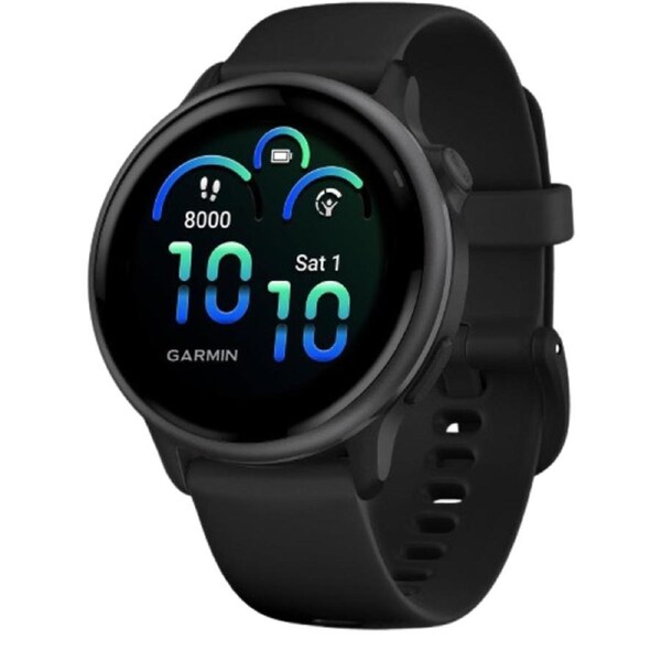 Garmin VivoActive 6 GPS Smartwatch (Slate/Black Band)