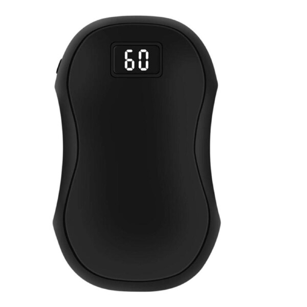 Electric Pocket USB Power Bank 10000mAh Winter Hand Warmer Rechargeable Black