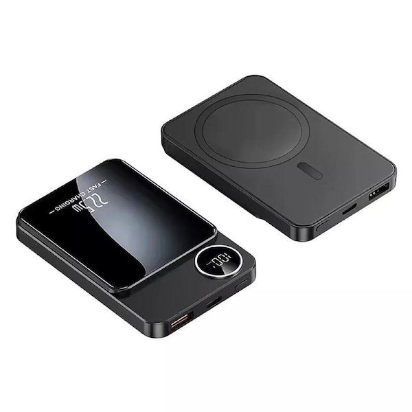 Magsafe Battery Charger Power Bank iPhone 15 14 13 12 11 Black