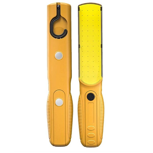 Cordless COB Inspection Torch Lamp Rechargeable LED Work Light Yellow