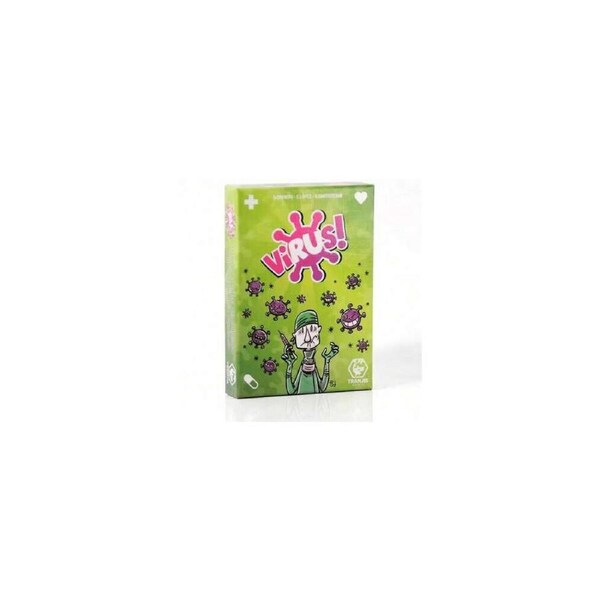 Blue Rocket Virus The Most Contagious Card Game 68 Party Cards Green 8y+