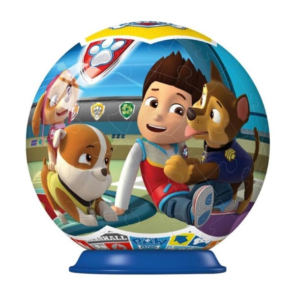 Ravensburger Paw Patrol Lets Roll 3D Puzzle Ball 55 Piece Jigsaw Puzzle