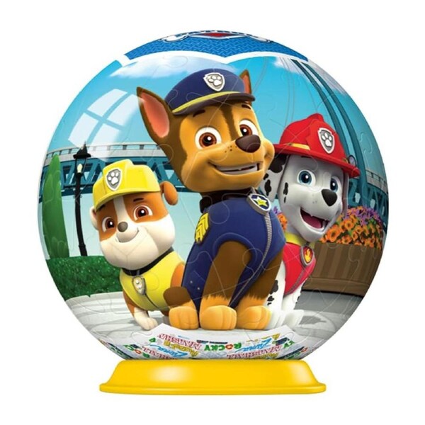 Ravensburger Paw Patrol Teamwork 3D Puzzle Ball 55 Piece Jigsaw Puzzle