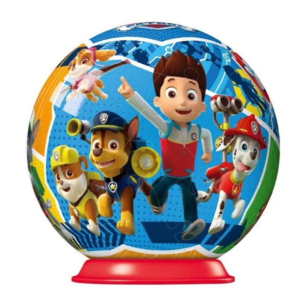 Ravensburger Paw Patrol Ready 4 Action 3D Puzzle Ball 55 Piece Jigsaw Puzzle