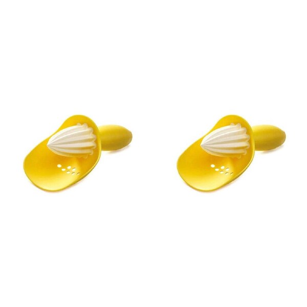 2PK Joseph & Joseph Ergonomic 17cm Catcher Citrus Reamer/Lemon Lime Juicer