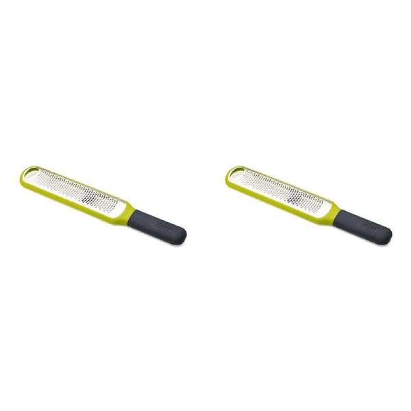 2PK Joseph & Joseph 28cm Handi-Zest Zester Grater w/ Integrated Blade Wiper