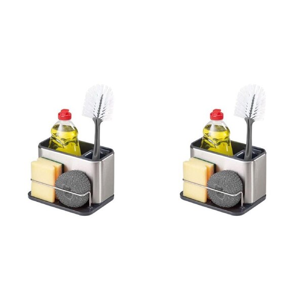 2PK Joseph Joseph Surface Sink Accessories Tidy Caddy/Rack/Holder/Storage S/S