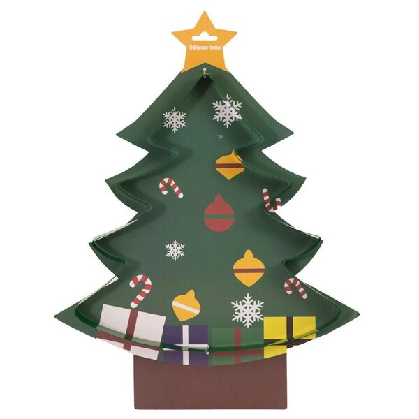 Bread and Butter Stainless Steel Jumbo Tree Cookie Cutter Mould 34cm Green