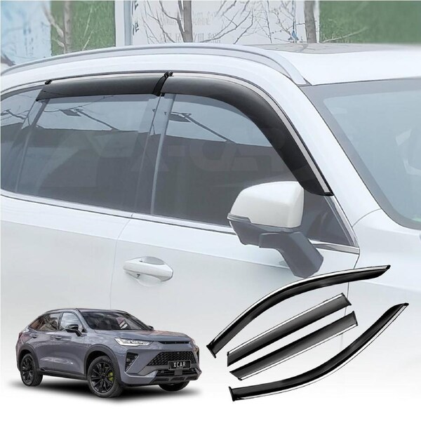 Weathershields for GWM Haval H6GT 2022-Onwards Car Weather Shields Wind Deflectors Window Sun Visor Set of 4