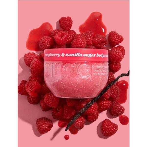 Ciroa Beauty Raspberry & Vanilla Body Scrub 350g - Protects & Soothes
