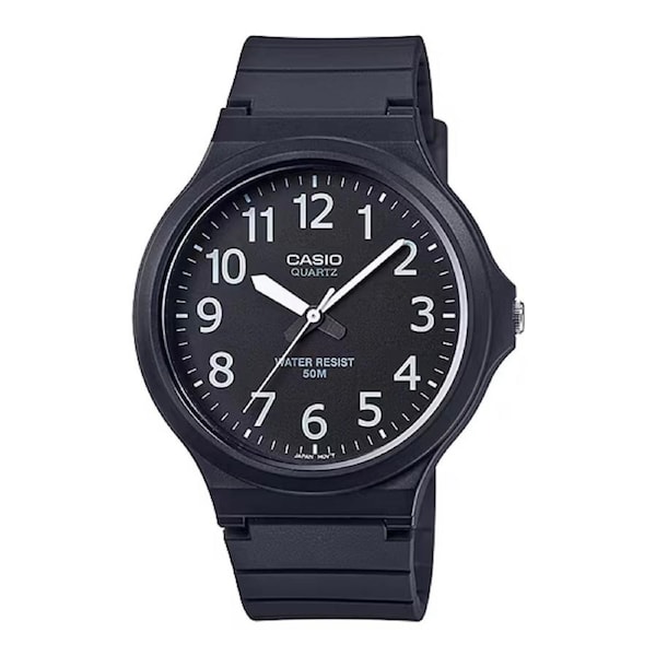 Casio Unisex Analogue Watch Black MW240-1B