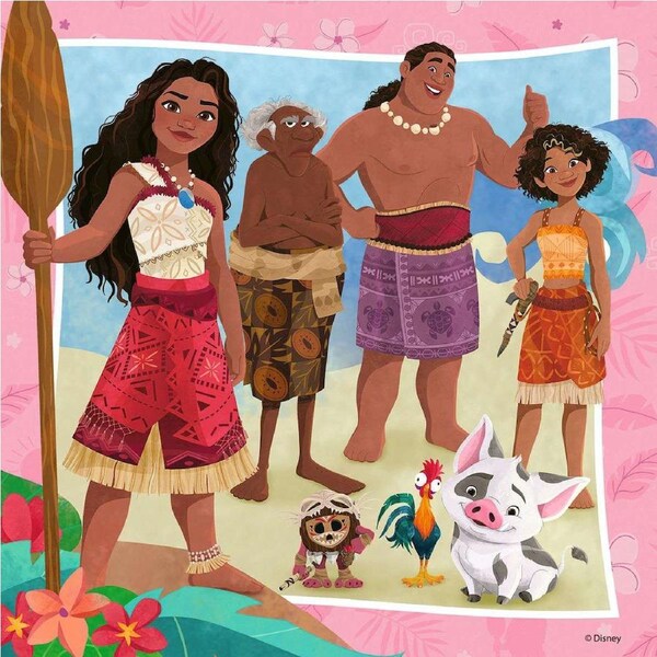 Ravensburger Disney Moana 2 3x49 Piece Jigsaw Puzzle