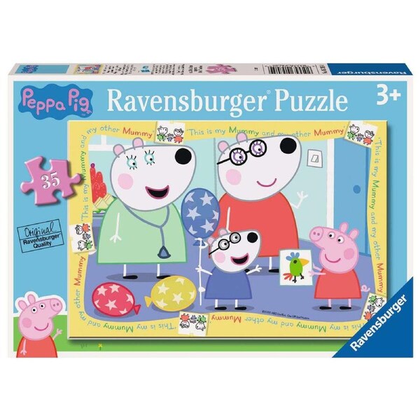 Ravensburger Peppa Pig Peppa Meets Pennys Parents 35 Piece Jigsaw Puzzle