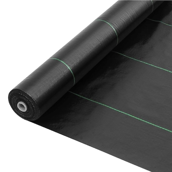 Advwin Weed Mat, 1.83 x 50m Woven Ground Cover, High Permeability & UV Resistant