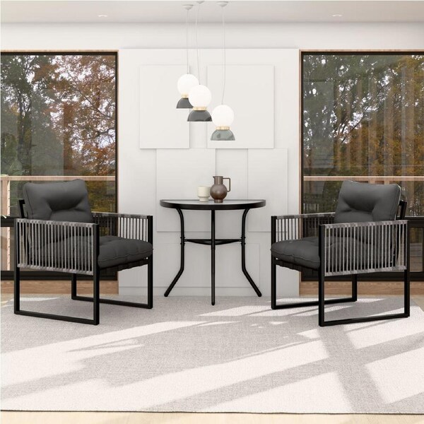 ALFORDSON Outdoor Patio Furniture Set Table and Lounge Chairs