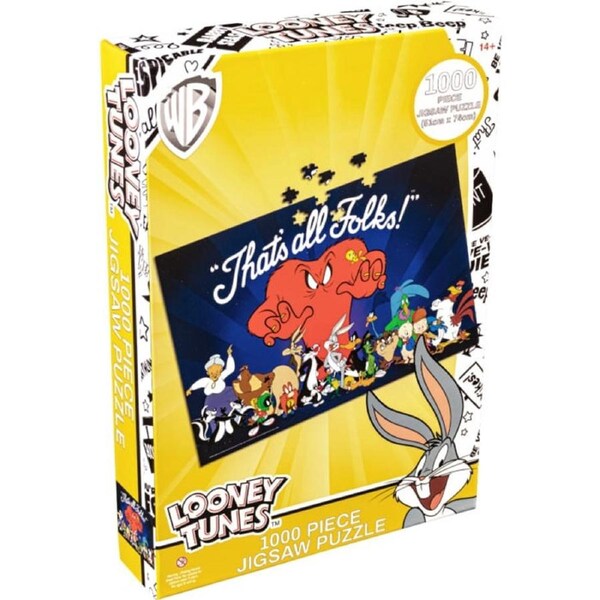 Looney Tunes That's All Folks 1000 Piece Jigsaw Puzzle