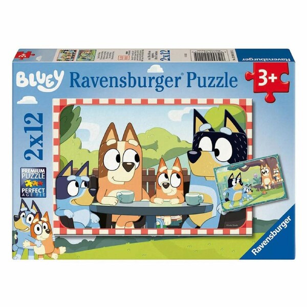 Ravensburger Bluey 2x12 Piece Jigsaw Puzzle