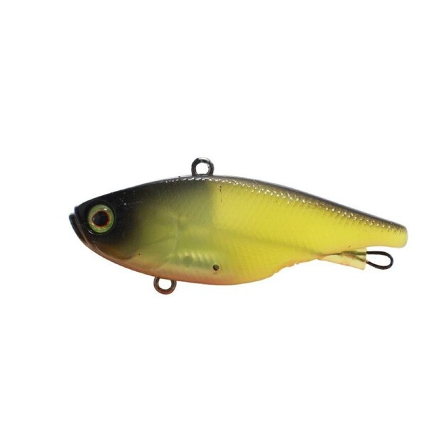 Jackall Mask Vibe 60HM Soft Plastic Fishing Lure #Black Chartreuse