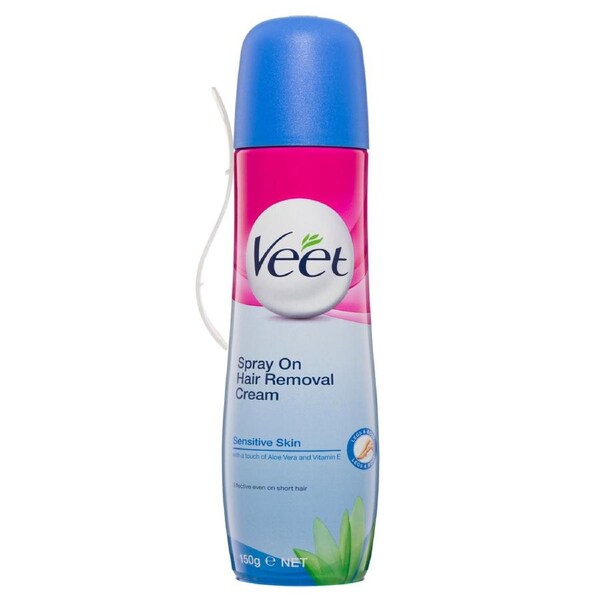 Veet Spray On Hair Removal Cream Sensitive 150ml