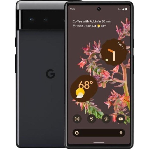 Google Pixel 6 - 128GB - Stormy Black - Refurbished (Excellent Condition)