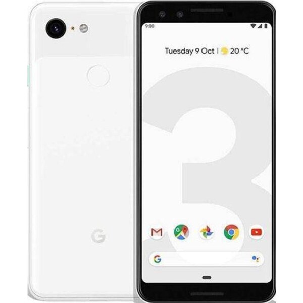Google Pixel 3 - 128GB - Clearly White - Refurbished (Premium Condition)