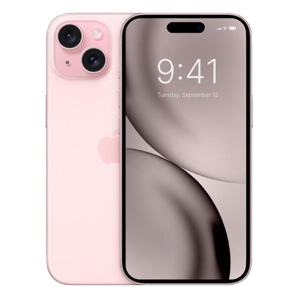 Apple iPhone 15 - 256GB - Pink - Refurbished (Excellent Condition)