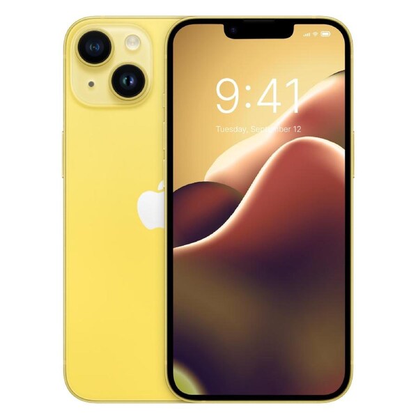 Apple iPhone 14 - 128GB - Yellow - Refurbished (Excellent Condition)
