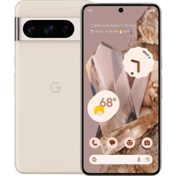 Google Pixel 8 Pro (5G) - 128GB - Porcelain - Refurbished (Premium Condition)