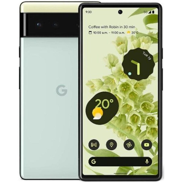 Google Pixel 6 - 128GB - Sorta Seafoam - Refurbished (Excellent Condition)
