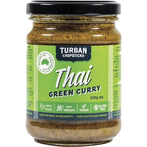 TURBAN CHOPSTICKS Curry Paste Thai Green Curry 240g