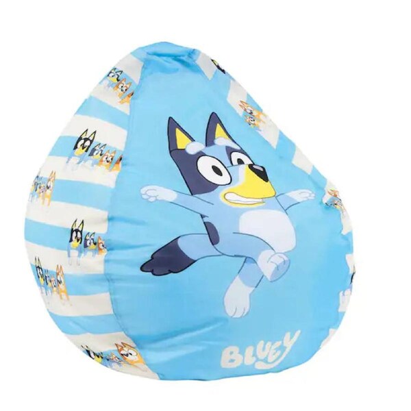 Bluey Bean Bag Cover - Kids Toddler Preschool Comfy Lounger TV Seat (Cover only)