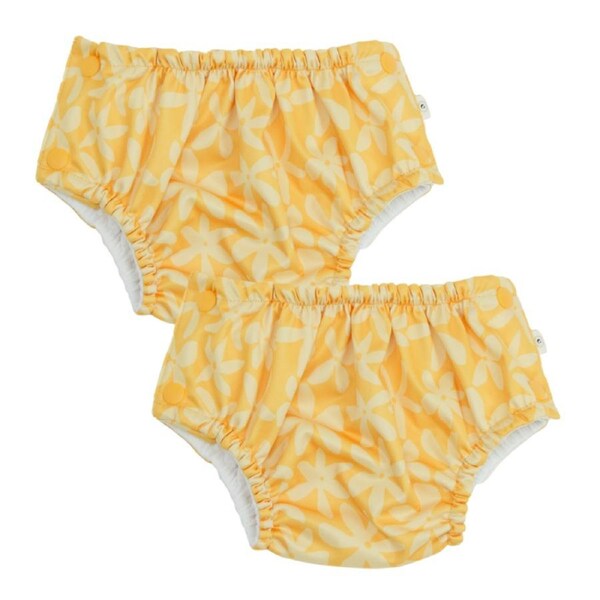 Econaps Reusable Swim Nappy 2 pack - Daisy - Extra Large 13+kg