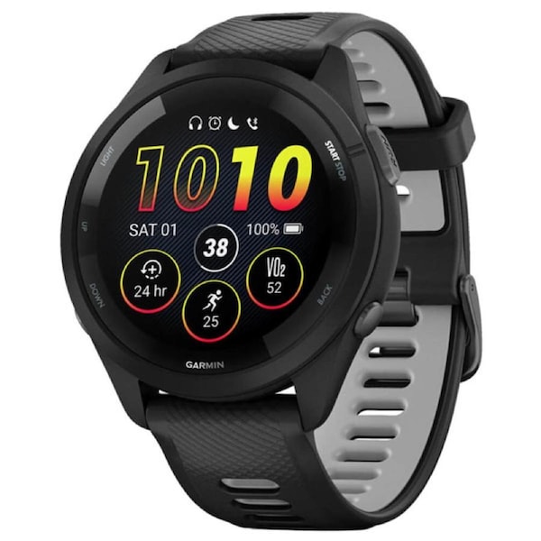 Garmin Forerunner 265 Watch - Black w Grey
