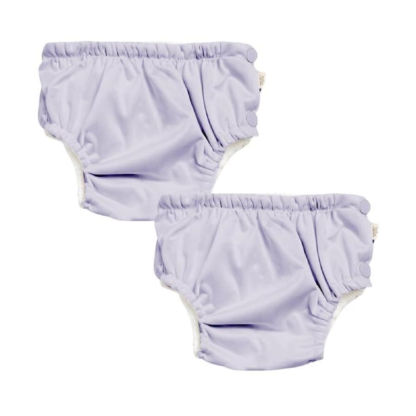 EcoNaps Reusable Swim Nappy 2 Pack - Lavender - Large 11-13kg