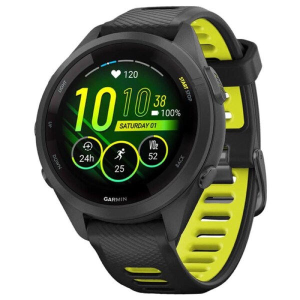 Garmin Forerunner 265S Watch - Black and Yellow