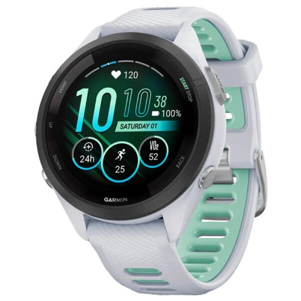 Garmin Forerunner 265S Watch - Whitestone w Neo