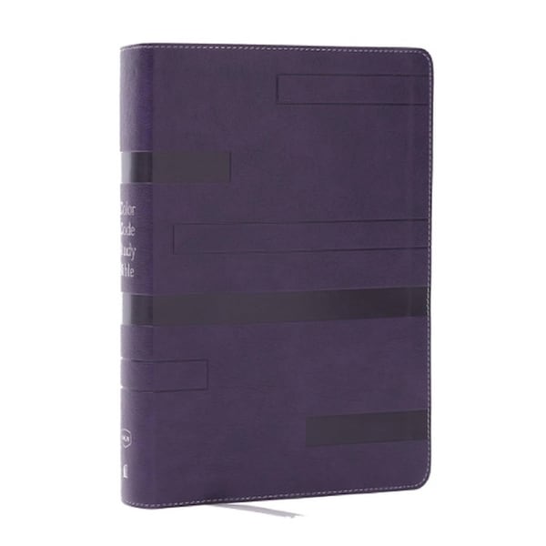 Color Code Study Bible, Revealing God's Truth Color by Color (NKJV, Purple Leathersoft, Red Letter)