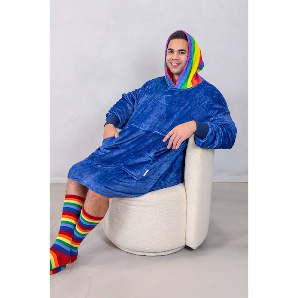 Love is Love WoodleAir Hoodie Wearable Blanket - Fleece Only