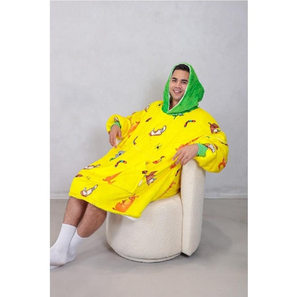 Aussie Woodle Hoodie Wearable Blanket