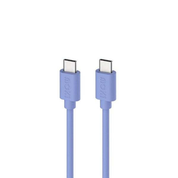 Moki USB-C to USB-C Connector SynCharge Cable 1 Meter iPhone/Android Ultra Blue