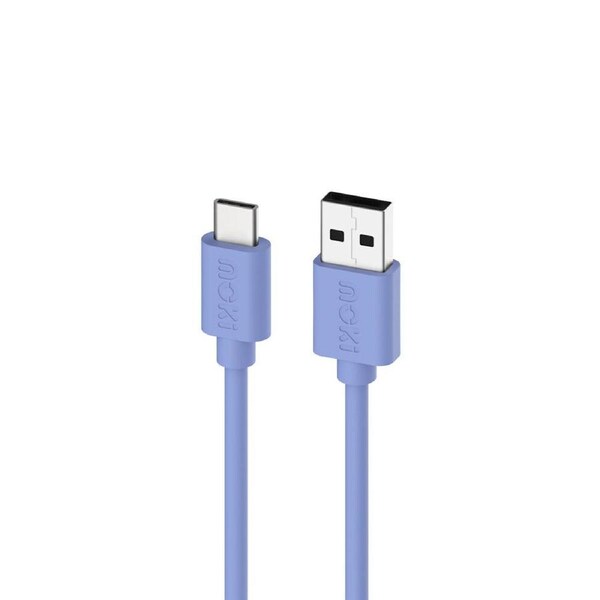 Moki USB-A to USB-C Connector SynCharge Cable 1 Meter iPhone/Android Ultra Blue