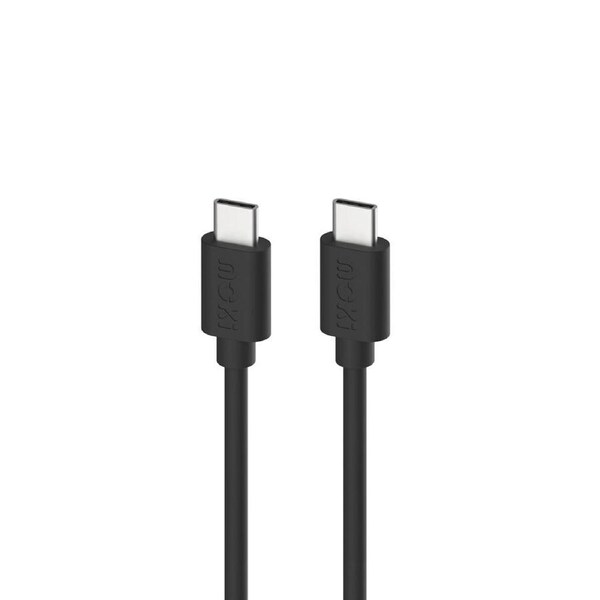 Moki USB-C tUSB-C Connector SynCharge Cable 1 Meter iPhone/Android Jet Black