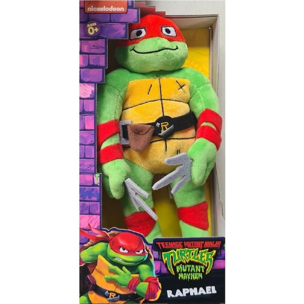 Teenage Mutant Ninja Turtles Mutant Mayhem Plush Toy Raphael