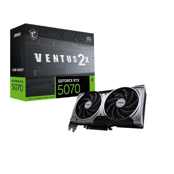 MSI RTX 5070 VENTUS 2X OC 12GB Graphics Card