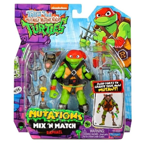 Tales of the Teenage Mutant Ninja Turtles Mix N Match Mutations- Raphael Figure